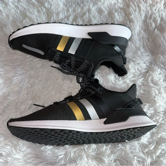 Adidas x Shoe Palace U Path Run Men's Black Silver Gold FW2323 Sz 10 Running - Picture 2 of 11